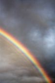 Rainbow and stormy sky Ringwood Hampshire