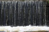 Part of waterfall on Gayle Beck Hawes Wensleydale Yorkshire Dales National Park
