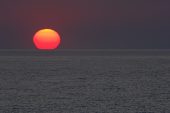 Sunrise over the Tyrrhenian Sea Corsica France