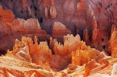 Sandstone rocks and hoodoos at Cedar Breaks National Monument Utah USA
