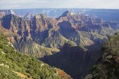 Grand Canyon from the north rim Grand Canyon National Park Arizona USA