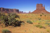 West Mitten Monument Valley Navajo Tribal Park Arizona USA