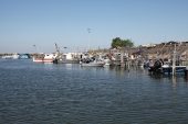Gorino harbour Sacca di Goro Po Delta Italy