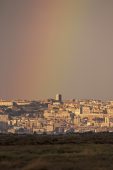 Rainbow over Cagliari Sardinia Italy