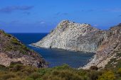 Capo Sandalo LIPU reserve for Eleanora's falcons San Pietra Island Sardinia Italy September 2014