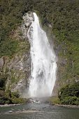 Bowen Falls Milford Sound Fiordland National Park South Island New Zealand